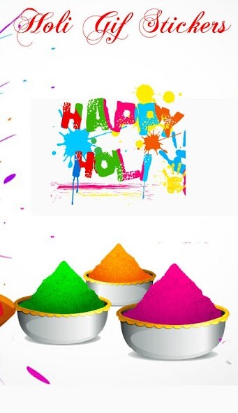 Emulate Android APK Happy Holi GIF