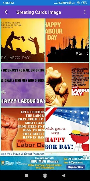 Run android online APK Happy Labor Day:Greeting,Photo Frames,GIF,Quotes from MyAndroid or emulate Happy Labor Day:Greeting,Photo Frames,GIF,Quotes using MyAndroid
