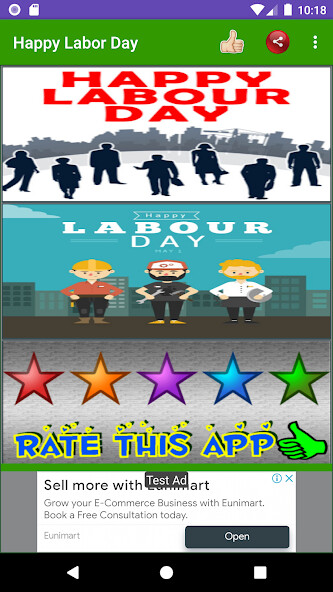 Run android online APK Happy Labor Day Wishes from MyAndroid or emulate Happy Labor Day Wishes using MyAndroid