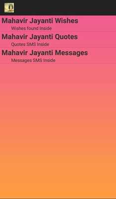 Emulate Android APK Happy Mahavir Jayanti SMS Emulate Android APK Happy Mahavir Jayanti SMS