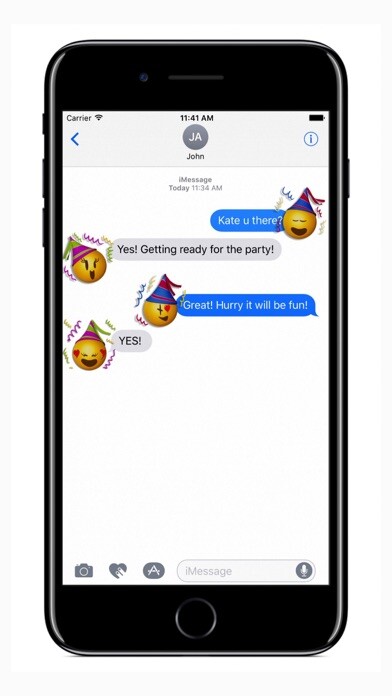 Emulate iPhone app Happy New Year Emoji Stickers using MyAndroid Emulate iPhone app Happy New Year Emoji Stickers using MyAndroid