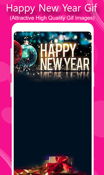 Emulate Android APK Happy New Year GIF