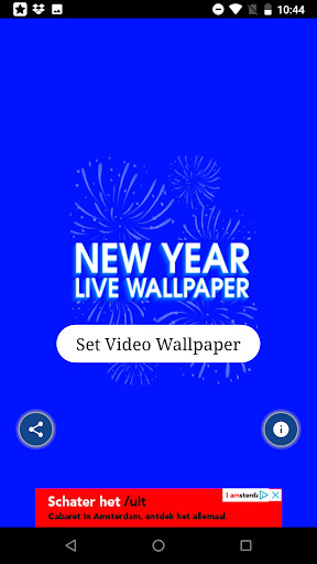 Emulate Android APK Happy New Year Live Wallpaper