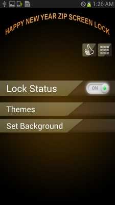 Emulate Android APK Happy New Year Screen Lock