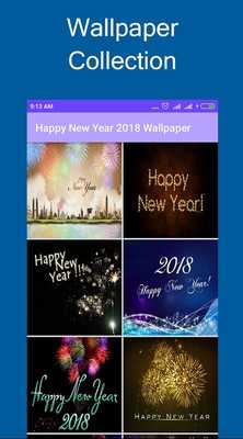 Emulate Android APK Happy New Year Wallpaper 2018