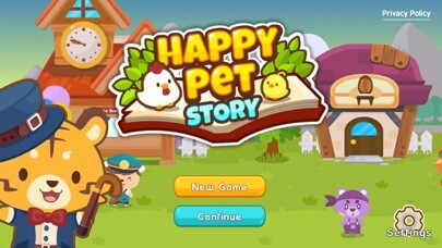 Emulate iPhone app Happy Pet Story: Virtual Pet using MyAndroid