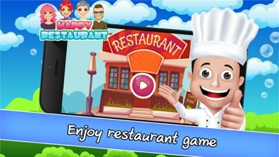 Emulate iPhone app Happy Restaurant Cooking Deluxe using MyAndroid