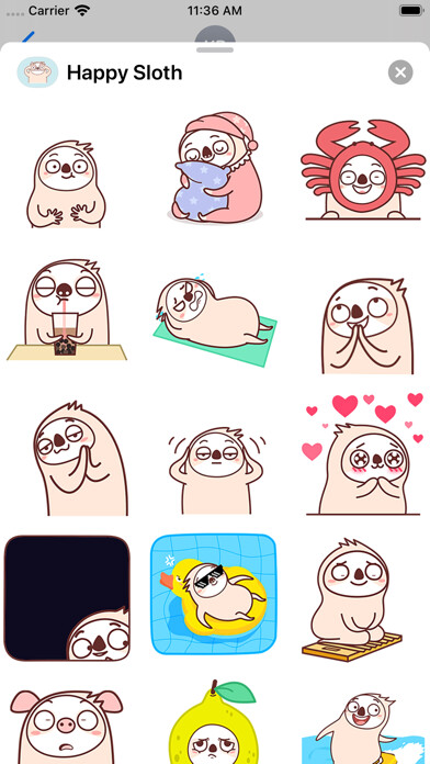 Emulate iPhone app Happy Sloth Animated using MyAndroid Emulate iPhone app Happy Sloth Animated using MyAndroid