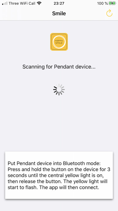 Emulate iPhone app Happy Smile Pendant using MyAndroid Emulate iPhone app Happy Smile Pendant using MyAndroid