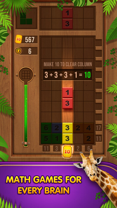 Emulate iPhone app Happy Tens - Number Blocks Fun using MyAndroid