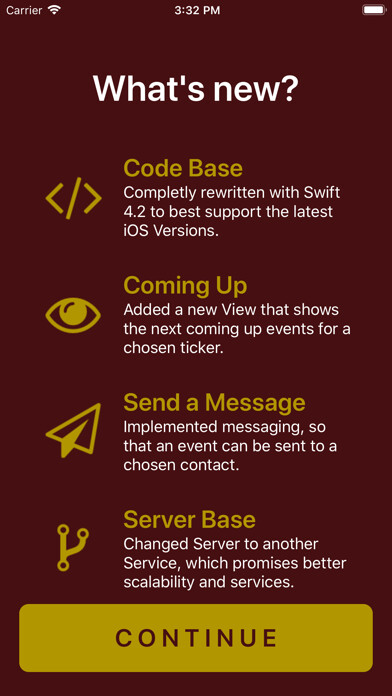 Emulate iPhone app happyticker using MyAndroid