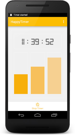 Run android online APK Happy Timer - free handy simple timer from MyAndroid or emulate Happy Timer - free handy simple timer using MyAndroid