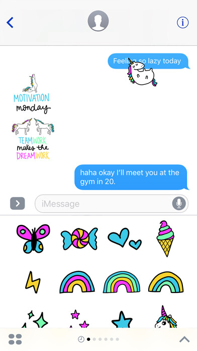 Emulate iPhone app Happy Unicorns using MyAndroid