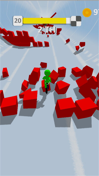 Emulate iPhone app Happy Wheel Race 3D:Stickman using MyAndroid