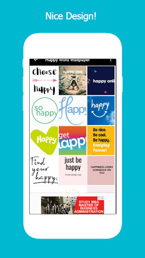 Run android online APK Happy Word Wallpaper from MyAndroid or emulate Happy Word Wallpaper using MyAndroid