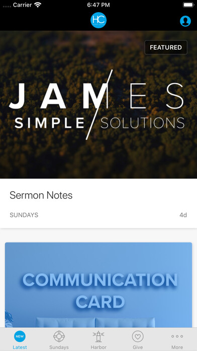 Emulate iPhone app Harbor Church using MyAndroid Emulate iPhone app Harbor Church using MyAndroid