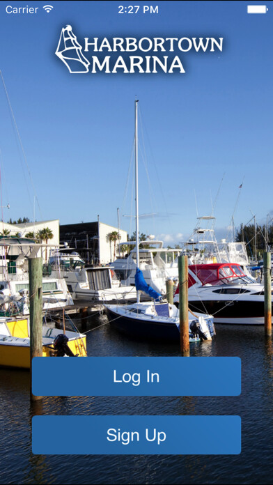 Emulate iPhone app Harbortown Marina using MyAndroid