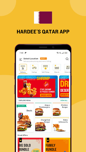 Run android online APK Hardees Qatar - Food Delivery from MyAndroid or emulate Hardees Qatar - Food Delivery using MyAndroid Run android online APK Hardees Qatar - Food Delivery from MyAndroid or emulate Hardees Qatar - Food Delivery using MyAndroid