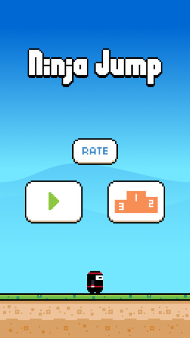 Emulate iPhone app Hardest Ninja Jump using MyAndroid