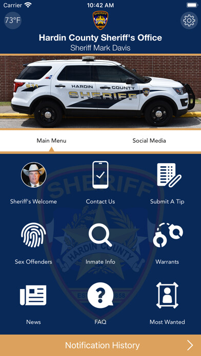 Emulate iPhone app HARDIN COUNTY TX SHERIFF using MyAndroid Emulate iPhone app HARDIN COUNTY TX SHERIFF using MyAndroid