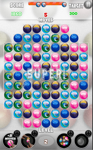 Run android online APK Hard Marbles - A Match 3 Puzzle Game from MyAndroid or emulate Hard Marbles - A Match 3 Puzzle Game using MyAndroid