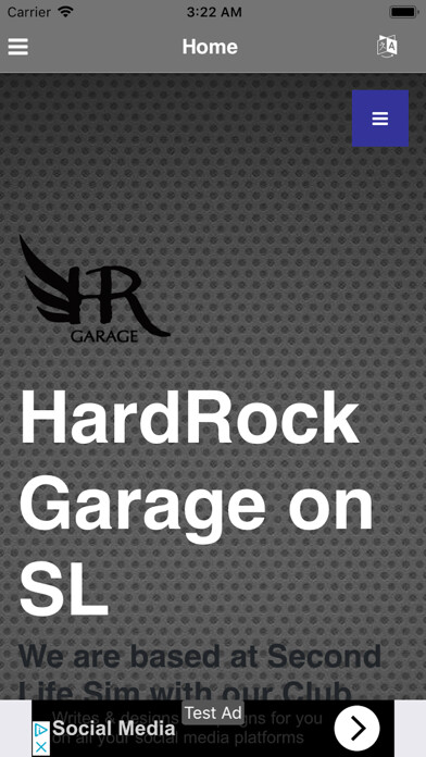 Emulate iPhone app Hard Rock Garage using MyAndroid