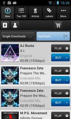 Emulate Android APK Hardstyle.com