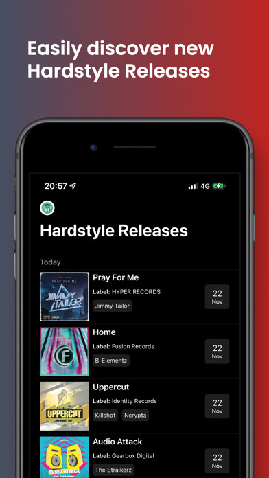 Emulate iPhone app HardstyleReleases using MyAndroid Emulate iPhone app HardstyleReleases using MyAndroid