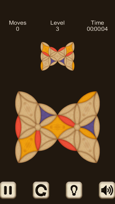 Emulate iPhone app Hard Wood Puzzle. Triangle using MyAndroid Emulate iPhone app Hard Wood Puzzle. Triangle using MyAndroid