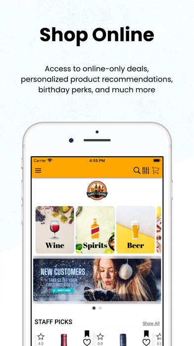 Emulate iPhone app Hardy Liquors using MyAndroid