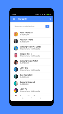 Emulate Android APK Harga HP