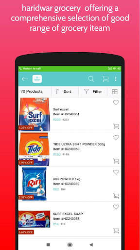 Run android online APK Haridwar Grocery from MyAndroid or emulate Haridwar Grocery using MyAndroid