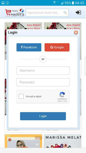 Run android online APK Harits Store from MyAndroid or emulate Harits Store using MyAndroid