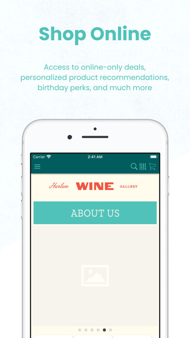 Emulate iPhone app Harlem Wine Gallery using MyAndroid