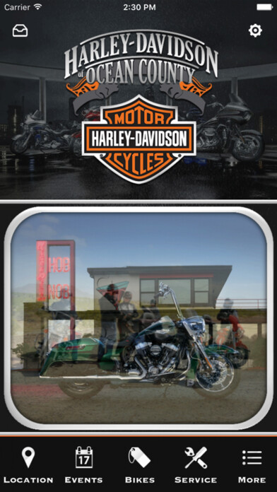 Emulate iPhone app Harley- Davidson® of Ocean Co. using MyAndroid Emulate iPhone app Harley- Davidson® of Ocean Co. using MyAndroid