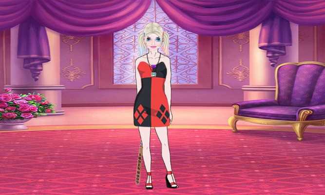 Emulate Android APK Harley Quinn dressup games fashion