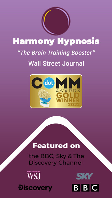 Emulate iPhone app Harmony Hypnosis Meditation using MyAndroid