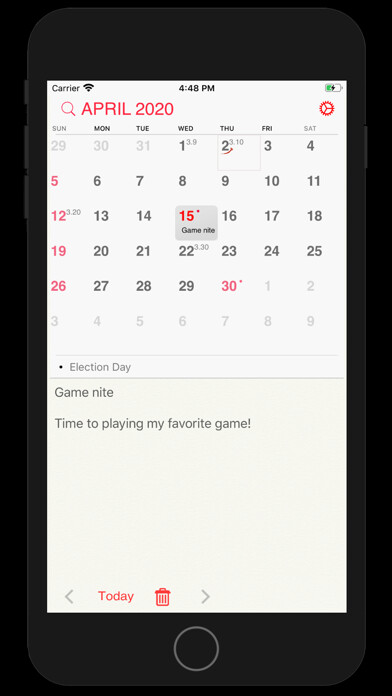 Emulate iPhone app HarooNotes using MyAndroid