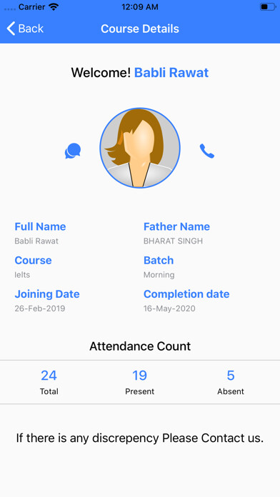 Emulate iPhone app Harpreet Academy using MyAndroid