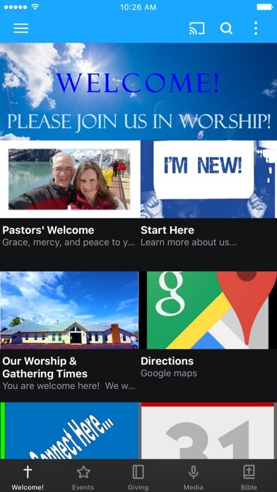 Emulate iPhone app Harrisburg Church of God using MyAndroid Emulate iPhone app Harrisburg Church of God using MyAndroid