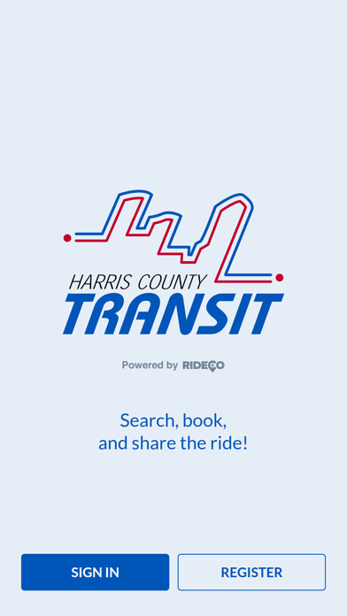 Emulate iPhone app Harris County Transit Plus using MyAndroid