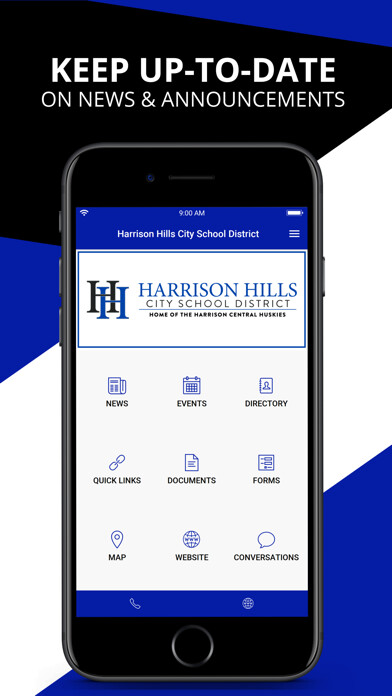 Emulate iPhone app Harrison Central - OH using MyAndroid