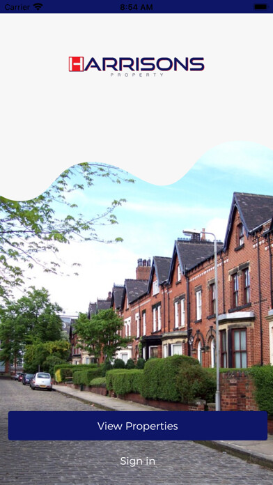Emulate iPhone app Harrisons Property using MyAndroid