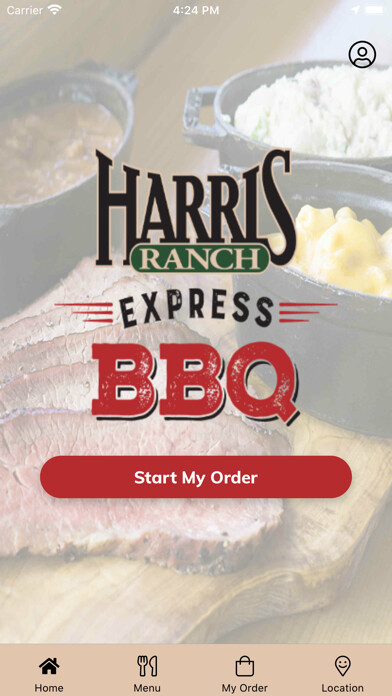 Emulate iPhone app Harris Ranch Express BBQ using MyAndroid Emulate iPhone app Harris Ranch Express BBQ using MyAndroid