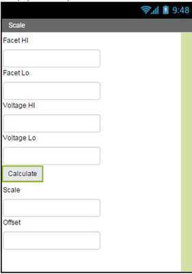Emulate Android APK Harris Scale and Offset Calc Emulate Android APK Harris Scale and Offset Calc