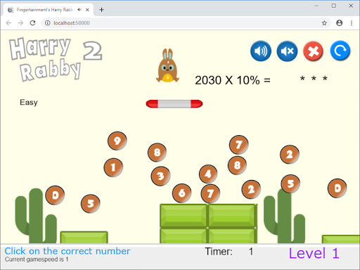 Run android online APK HarryRabby2 Math Game Advanced Percentage FREE Ver from MyAndroid or emulate HarryRabby2 Math Game Advanced Percentage FREE Ver using MyAndroid