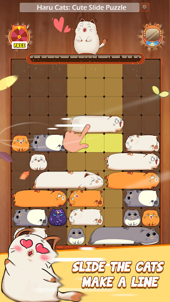 Run android online APK Haru Cats: Cute Sliding Puzzle from MyAndroid or emulate Haru Cats: Cute Sliding Puzzle using MyAndroid
