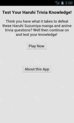 Emulate Android APK HaruhiQuiz Emulate Android APK HaruhiQuiz