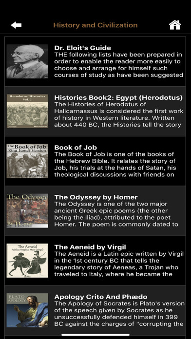 Emulate iPhone app Harvard Classics using MyAndroid