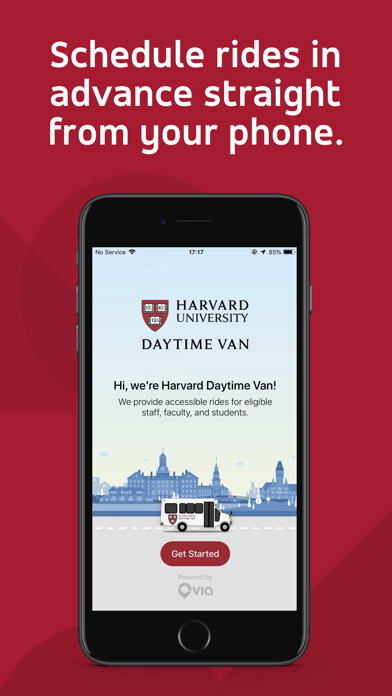 Emulate iPhone app Harvard Daytime Van using MyAndroid Emulate iPhone app Harvard Daytime Van using MyAndroid